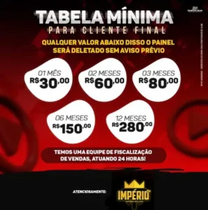 Preço do IPTV